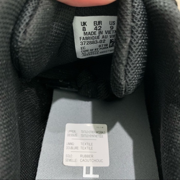 Care Of by PUMA Men’s Comfort Shoes Low Top Sneakers Black Size 9 - Picture 6 of 6